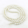 6mm jóias de moda fazendo contas UA02 Off White Bead pérolas de vidro com decoração marfim